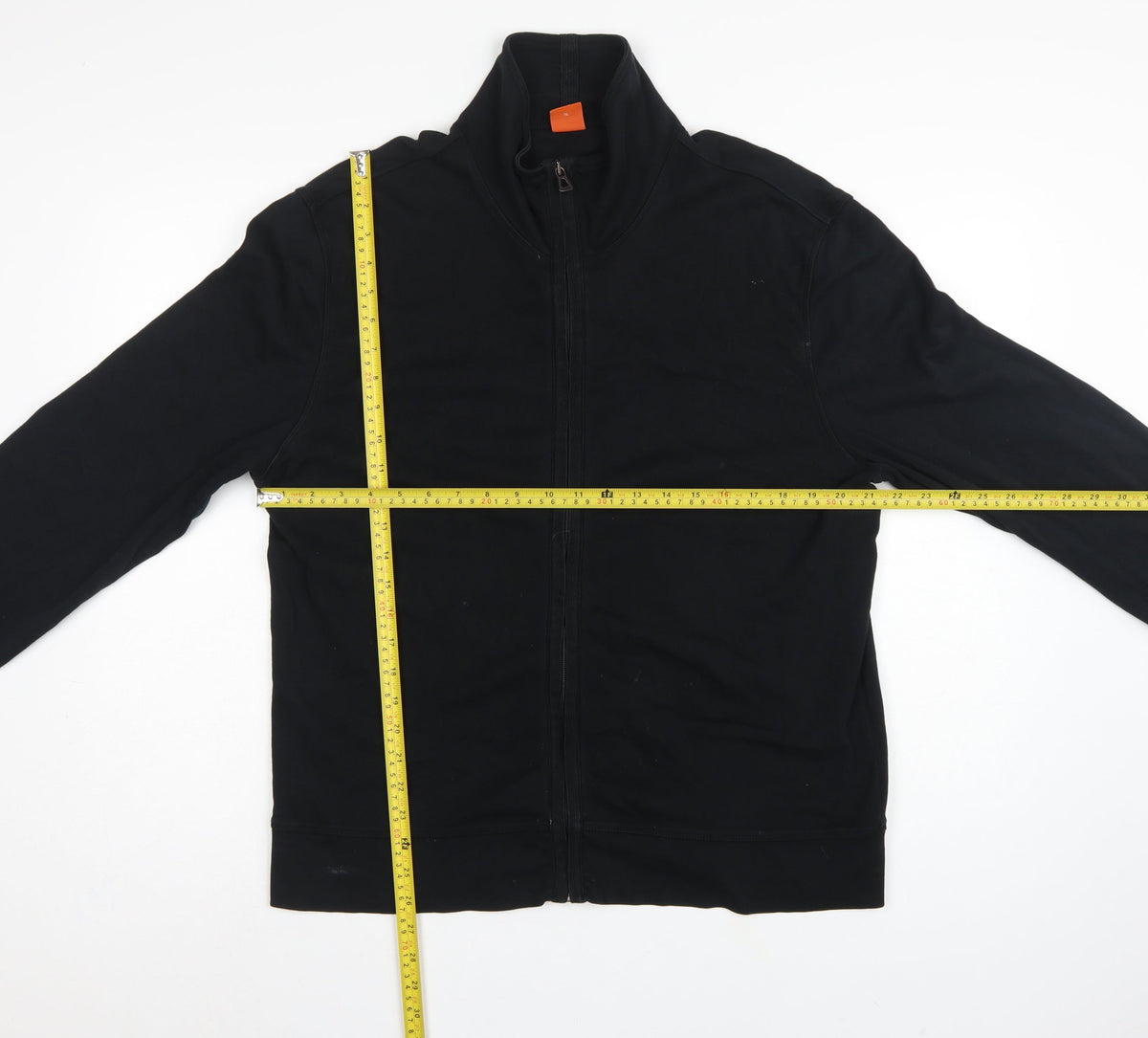 BOSS Hugo Boss Men’s Black XL Full Zip High Neck Sweatshirt