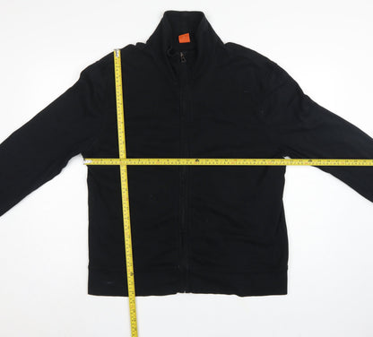 BOSS Hugo Boss Men’s Black XL Full Zip High Neck Sweatshirt