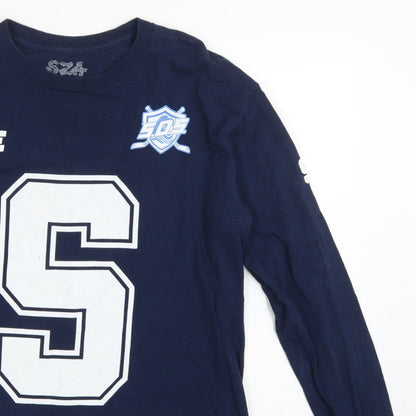 SZA TDE Blue Large Long Sleeve Graphic Sweatshirt Music Logo