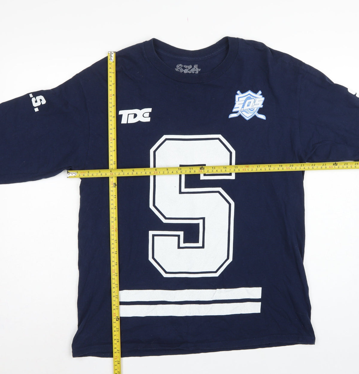 SZA TDE Blue Large Long Sleeve Graphic Sweatshirt Music Logo