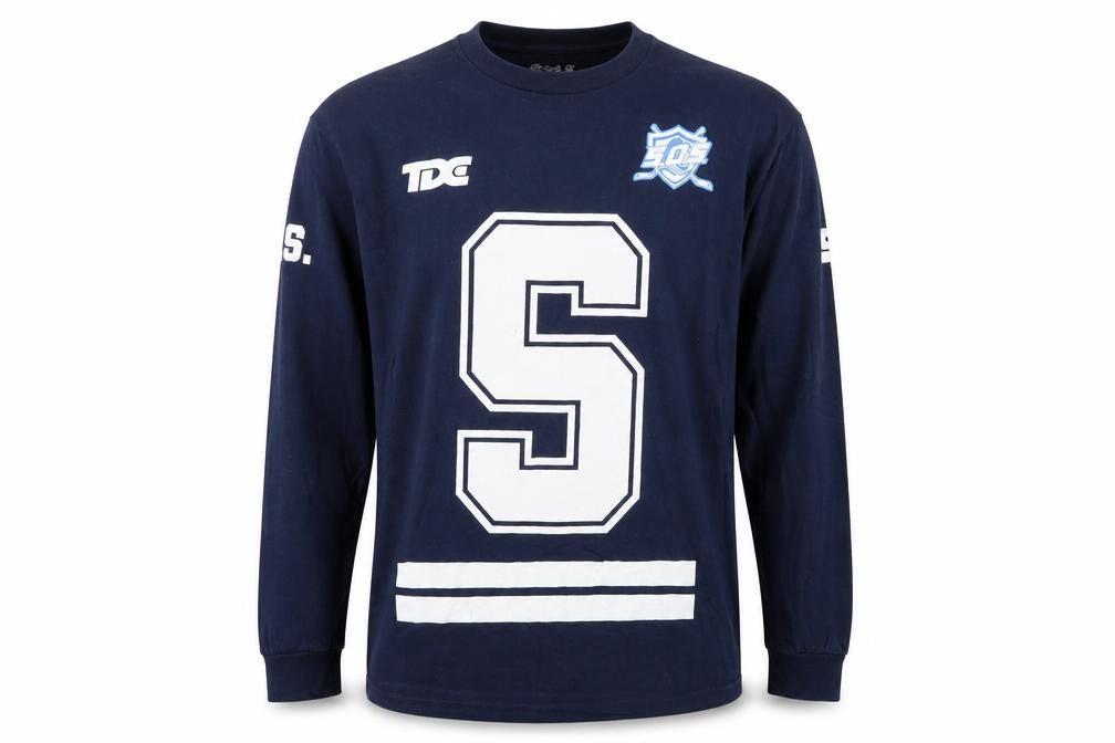SZA TDE Blue Large Long Sleeve Graphic Sweatshirt Music Logo