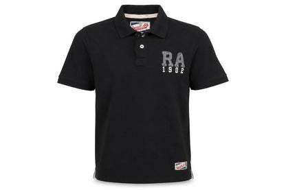 Russell Athletic Men’s Black XL Cotton Embroidered Logo Polo Shirt