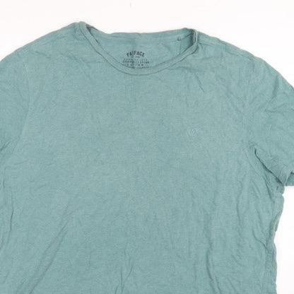 FatFace Men’s Blue XL Organic Cotton Crew Neck Logo T-Shirt