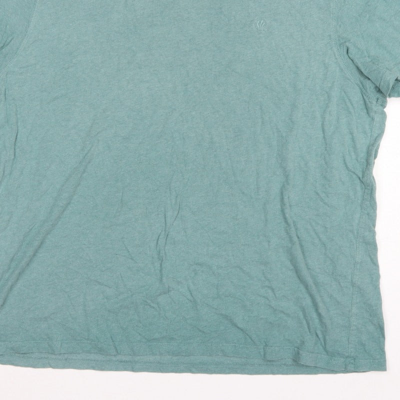 FatFace Men’s Blue XL Organic Cotton Crew Neck Logo T-Shirt