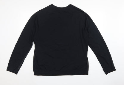 Paul Smith Men’s Black XL Cotton Long Sleeve Pyjama Top Logo