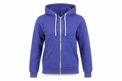 H&M Divided Women Blue M Full Zip Hooded Fleece Hoodie