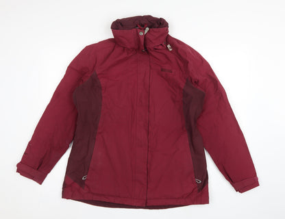 Regatta Women’s Red UK 16 Hooded Waterproof Rain Jacket Hydrofort