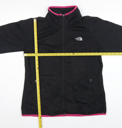 The North Face Women’s Black Pink Softshell Jacket XL Full Zip