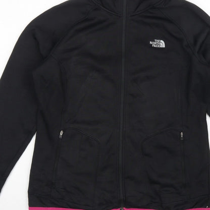 The North Face Women’s Black Pink Softshell Jacket XL Full Zip