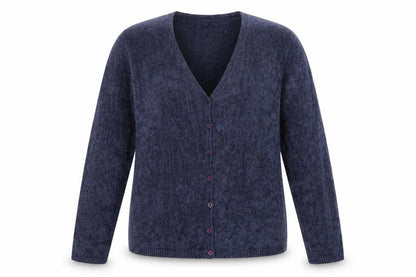 Marks and Spencer Women’s Blue V-Neck Button Cardigan UK 16