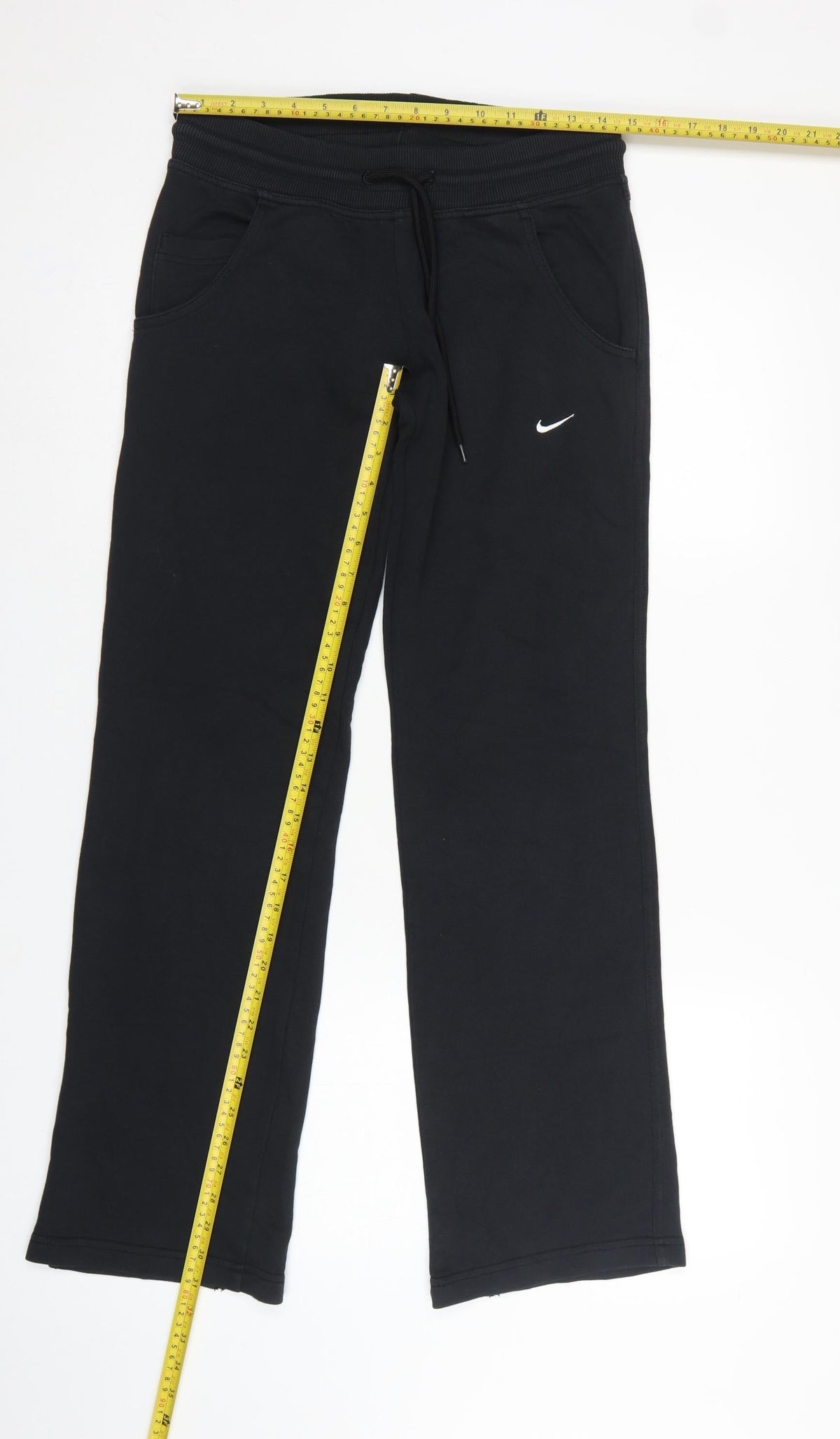 Nike Women’s Black S Sweatpants Straight Leg Drawstring Joggers