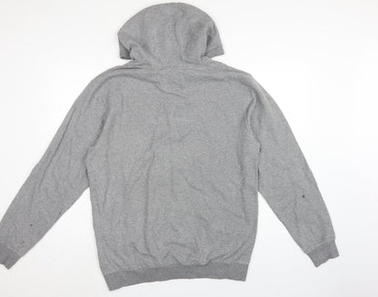 Vans Men’s Grey Large Pullover Hoodie Logo Graphic Fleece Skate