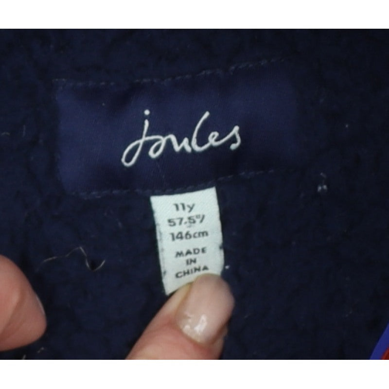 Joules Boys Multicoloured 11 Years Colourblock Hooded Puffer Jacket