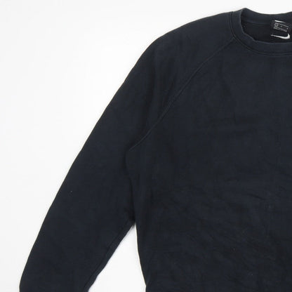 Nike Men’s Black L Pullover Sweatshirt Graphic Print Sports Logo