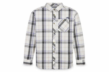 Weird Fish Men's Multicoloured Plaid Cotton Button-Up Shirt L