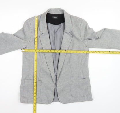 Oasis Women’s Grey UK 10 Tailored Lined Notch Lapel Blazer