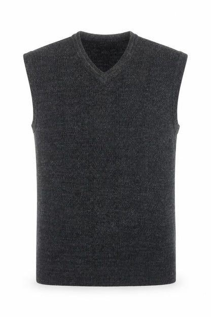 Dockers Men’s Grey M V-Neck Knit Sleeveless Pullover Sweater Vest