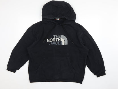 The North Face Men’s Black XL Pullover Hoodie Logo Cotton Fleece