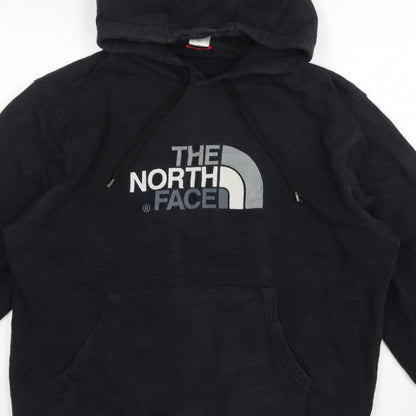 The North Face Men’s Black XL Pullover Hoodie Logo Cotton Fleece