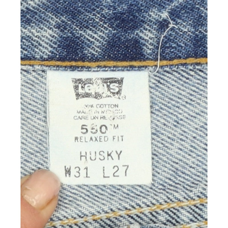 Levi's 550 Men’s Blue W31 L27 Relaxed Tapered Vintage Jeans