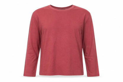 Lauren Ralph Lauren Women's Pink M Basic Cotton Long Sleeve T-Shirt