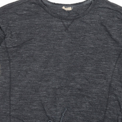 Next Women Grey Size 16 Lightweight Knit Drawstring Hem Sweatshirt