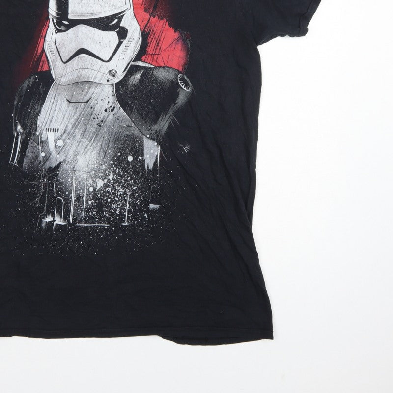 Star Wars Men’s Black Large Stormtrooper Graphic Print T-Shirt
