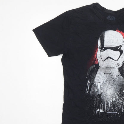 Star Wars Men’s Black Large Stormtrooper Graphic Print T-Shirt