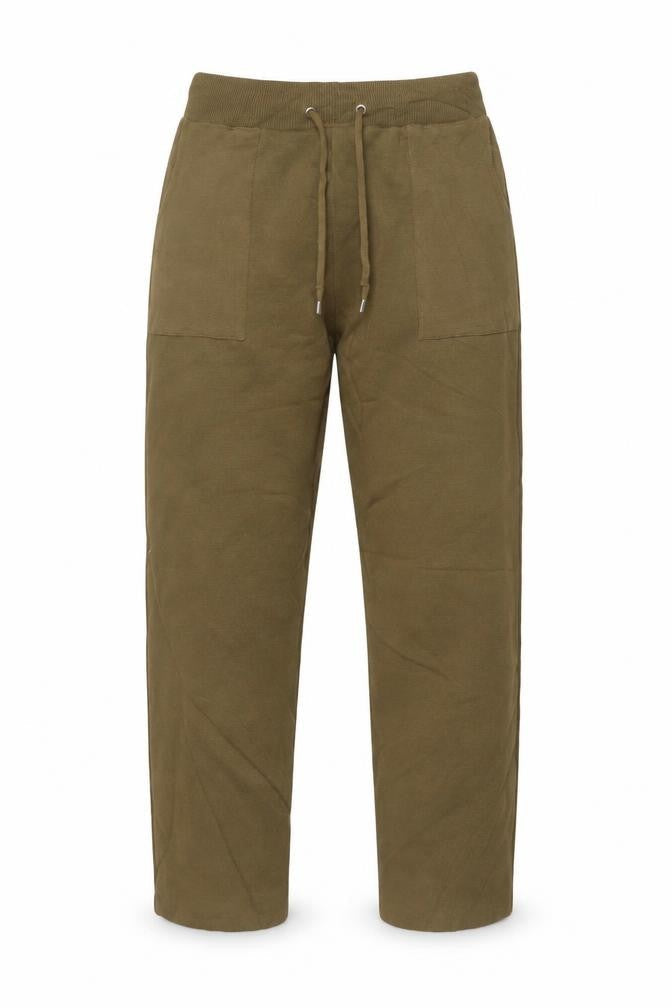 Topshop Women’s Brown Knit Jogger Trousers Size M Drawstring Pockets