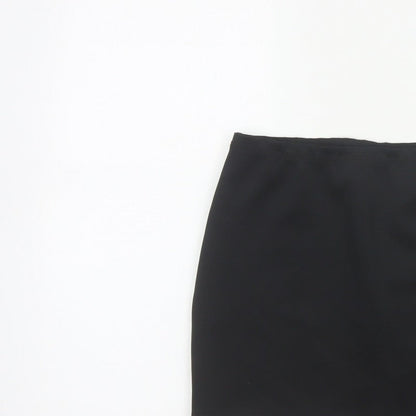 Weekday Women Black S Stretch Jersey Mini Pencil Skirt