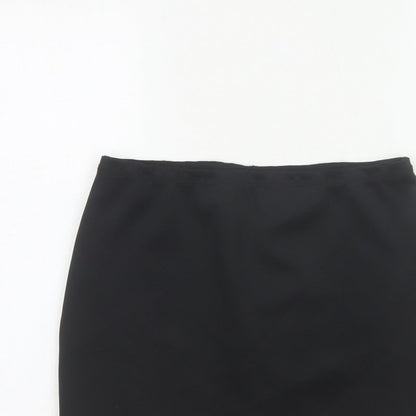 Weekday Women Black S Stretch Jersey Mini Pencil Skirt