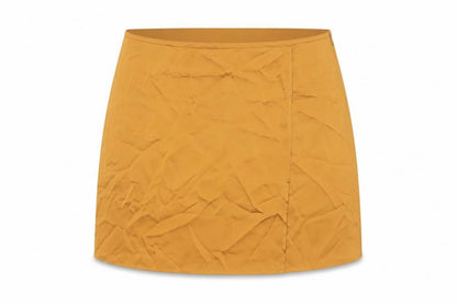 ASOS Design Women Orange UK 20 Wrap Mini Skirt High Rise