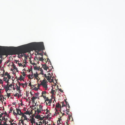 French Connection Women Multicoloured Floral Skater Skirt UK 8