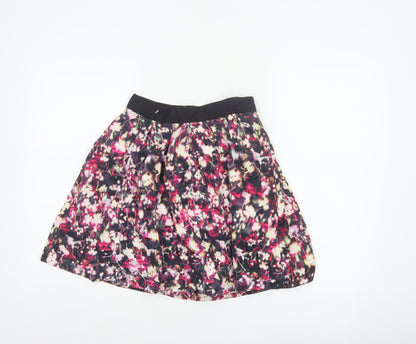 French Connection Women Multicoloured Floral Skater Skirt UK 8