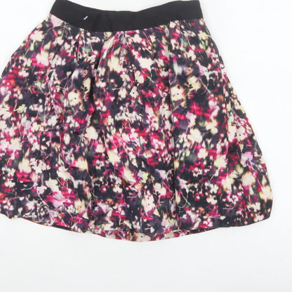 French Connection Women Multicoloured Floral Skater Skirt UK 8