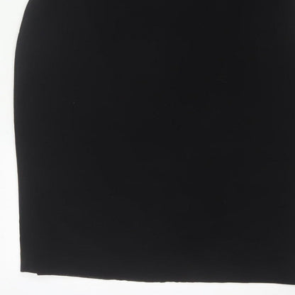 Per Una Women Multicoloured Size 18 Pencil Dress Ruffle Workwear