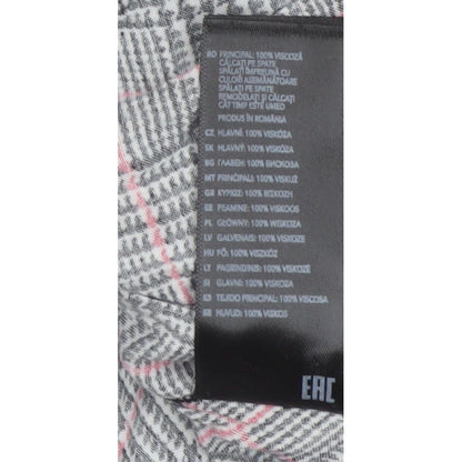 Red Herring Women’s Multicoloured Size 12 Floral Check Wrap Blouse