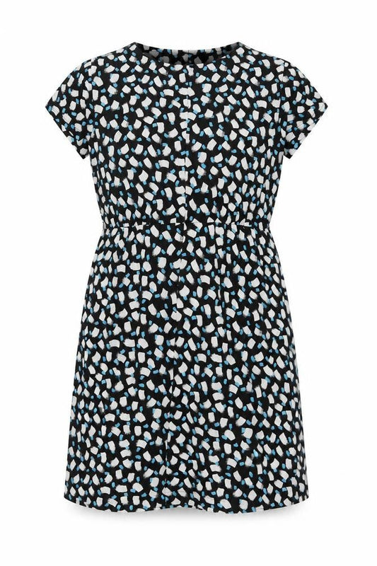 White Stuff Women Multicoloured UK 14 Geometric Fit & Flare Dress