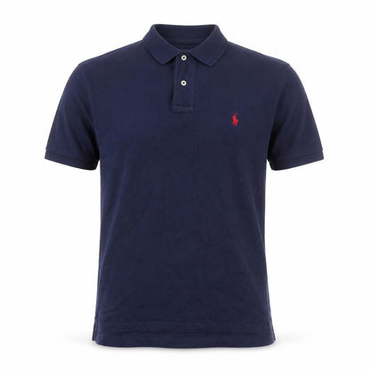 Polo Ralph Lauren Men’s Blue M Slim Fit Embroidered Logo Cotton Polo