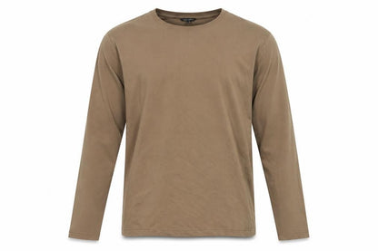 Cotton Traders Men’s Brown L Cotton Crew Neck Long Sleeve Jersey Top