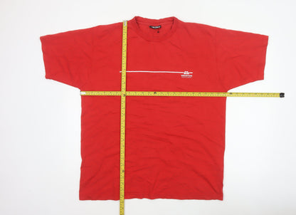 Mountain Equipment Men’s Red L Graphic Mountain Cotton T-Shirt
