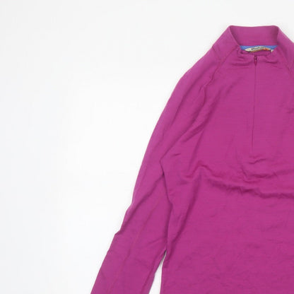 Rohan Women’s Purple UK 10 Merino 200 1/4 Zip Activewear Top