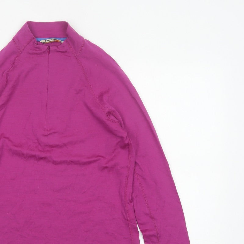 Rohan Women’s Purple UK 10 Merino 200 1/4 Zip Activewear Top