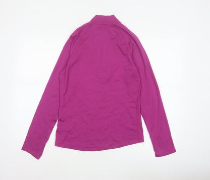 Rohan Women’s Purple UK 10 Merino 200 1/4 Zip Activewear Top