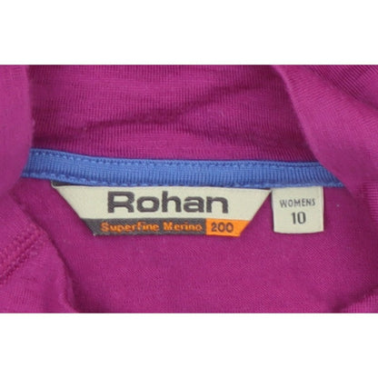 Rohan Women’s Purple UK 10 Merino 200 1/4 Zip Activewear Top
