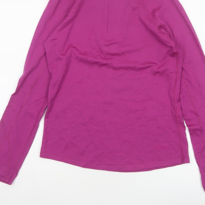 Rohan Women’s Purple UK 10 Merino 200 1/4 Zip Activewear Top