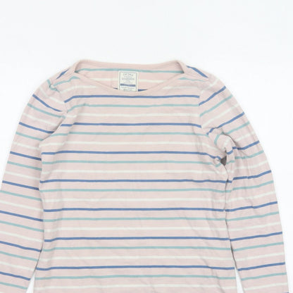 Fat Face Women’s Multicoloured Stripe UK 8 Classic Long Sleeve T-Shirt