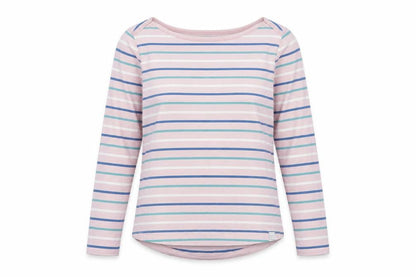 Fat Face Women’s Multicoloured Stripe UK 8 Classic Long Sleeve T-Shirt