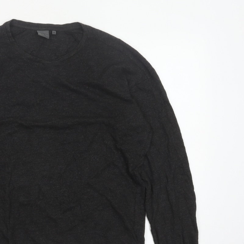 Calvin Klein Men’s Black M Knit Crew Neck Long Sleeve Jumper