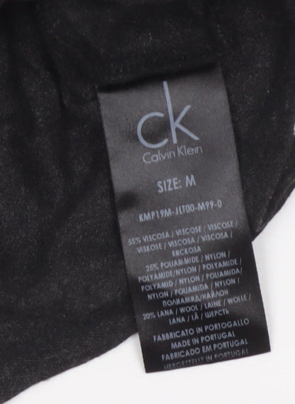 Calvin Klein Men’s Black M Knit Crew Neck Long Sleeve Jumper